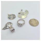 Lot of Sterling Jewelry w/ Austrian 10 Schilling