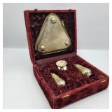 Vintage Silver Plate Salt & Pepper Set