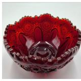 Vintage 8" Ruby Bowl
