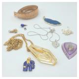 Lot of Jewelry w/ Blue Agate