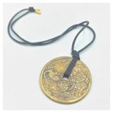 Brass Medallion Necklace