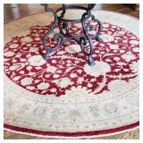 Hand Knotted 100% 8 x 8 Circular Persian Rug Hand Knotted 100% 8 x 8 Circular Persian Rug