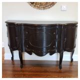Modern Black Serpentine Credenza Modern Black Serpentine Credenza