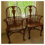 Pair of Windsor Style Armchairs Pair of Windsor Style Armchairs