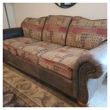 Flexsteel Nubuck Leather Sofa Flexsteel Nubuck Leather Sofa