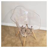 Mid-Century Style Acrylic Chair Mid-Century Style Acrylic Chair