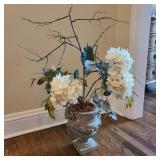 Angel Motif Planter w/ Faux White Flowers Angel Motif Planter w/ Faux White Flowers