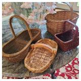 Lot of 4 Decorative Baskets Lot of 4 Decorative Baskets