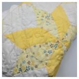Yellow Pallette King Size Variable Star Quilt Yellow Pallette King Size Variable Star Quilt