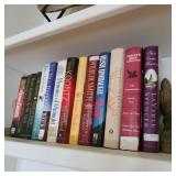 Lot of Books w/ Bookends & LaVyrle Spencer Lot of Books w/ Bookends & LaVyrle Spencer
