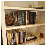 Three Shelves of Books & Decor w/ Moby Dick Three Shelves of Books & Decor w/ Moby Dick