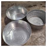 Set of 3 Washtubs Set of 3 Washtubs