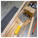 Lot of Misc. Wood w/ Mat & Chemicals Lot of Misc. Wood w/ Mat & Chemicals