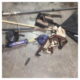 Lot of Household w/ Pole Saw & Rake Lot of Household w/ Pole Saw & Rake