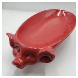 Ceramic Razorback Snack Dish Ceramic Razorback Snack Dish