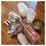 Lot of Household w/ Waste Cans & Bags Lot of Household w/ Waste Cans & Bags