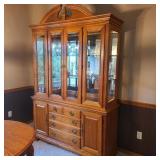 American Drew Oak China Cabinet