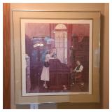 Limited Edition Norman Rockwell "Marriage License"