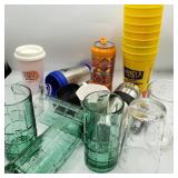 Lot of Assorted Cups w/ Yellow Dickey