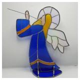 Blue Stained Glass Angel