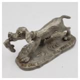 Inspirational Pewter Dog Miniature