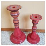 Ceramic Candle Holder Pair