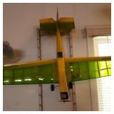 AP Hornet Motorized Yellow & Green Plane