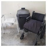 Wheelchair & Trash Can Lot