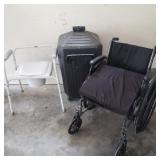 Wheelchair & Trash Can Lot