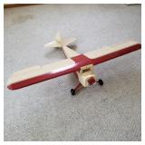 Maroon Model Plane