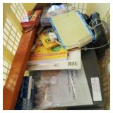 Basket of Office Supplies