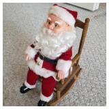 Decorative Santa on Rocking Chair