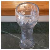 12" Crystal Vase w/ Flowers