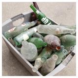 Box 1 of Vintage Glass Bottles