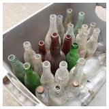 Box 2 of Vintage Glass Bottles