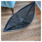 Decorative Wooden Leaf Shaped Basket Decorative Wooden Leaf Shaped Basket