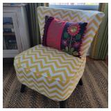 Skyline Furniture Chevron Chair w/ Accent Pillow Skyline Furniture Chevron Chair w/ Accent Pillow