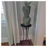Wrought Iron Table w/ Figural Planter Wrought Iron Table w/ Figural Planter