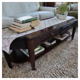 Modern Bassett Double Drawer Coffee Table Modern Bassett Double Drawer Coffee Table