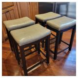 Lot of 4 Neutral Barstools Lot of 4 Neutral Barstools