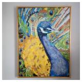 30" x 39" Modern Peacock Art 30" x 39" Modern Peacock Art