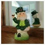 Ceramic Leprechaun Figurine