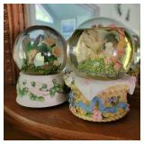 Pair of Snowglobes