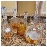 Crystal Decanter Lot