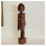 Tribal Style Wood Statue