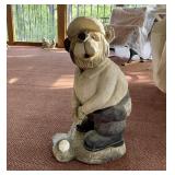 Golfing Bear Statue