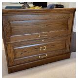 Wood File Cabinet