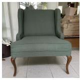 Right Wing Back Chair w/Cover