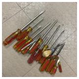 Lot of Stanley Screwdrivers