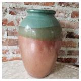 14" Tri-Tone Pottery Vase